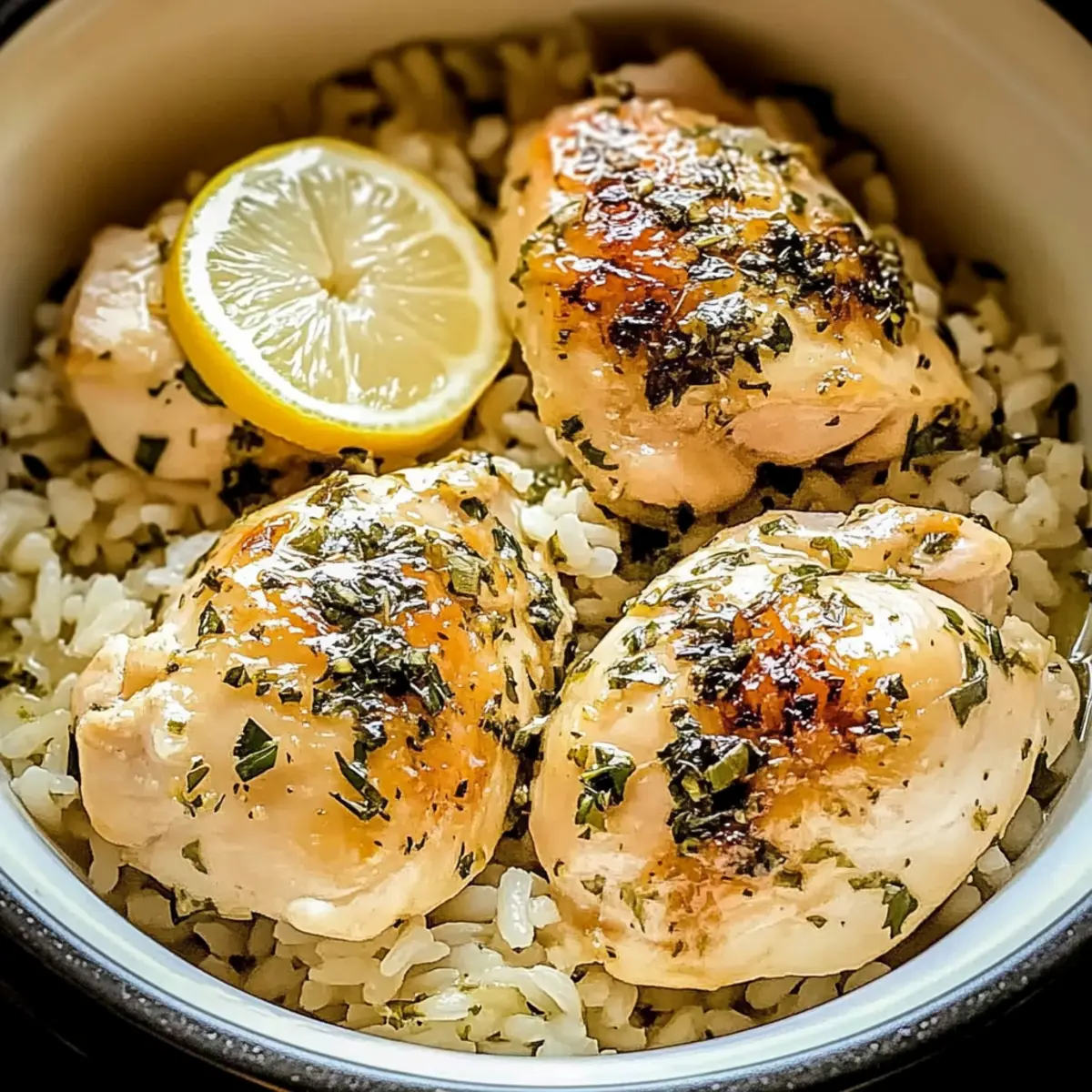 Lemon Herb Chicken and Rice