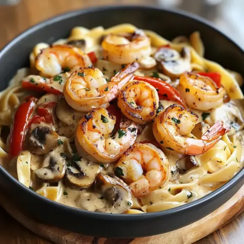 Blackened Shrimp Stroganoff