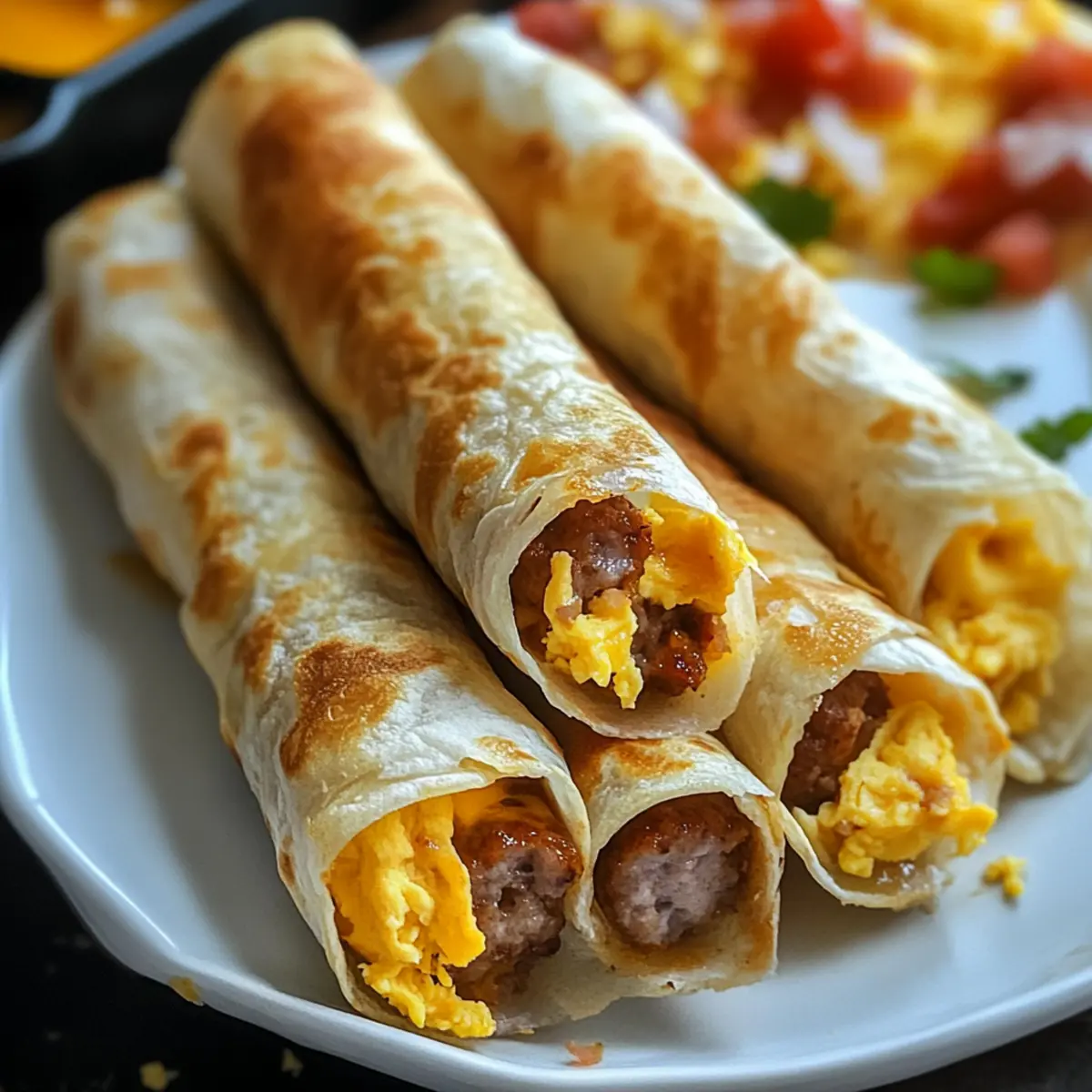 Breakfast Taquitos