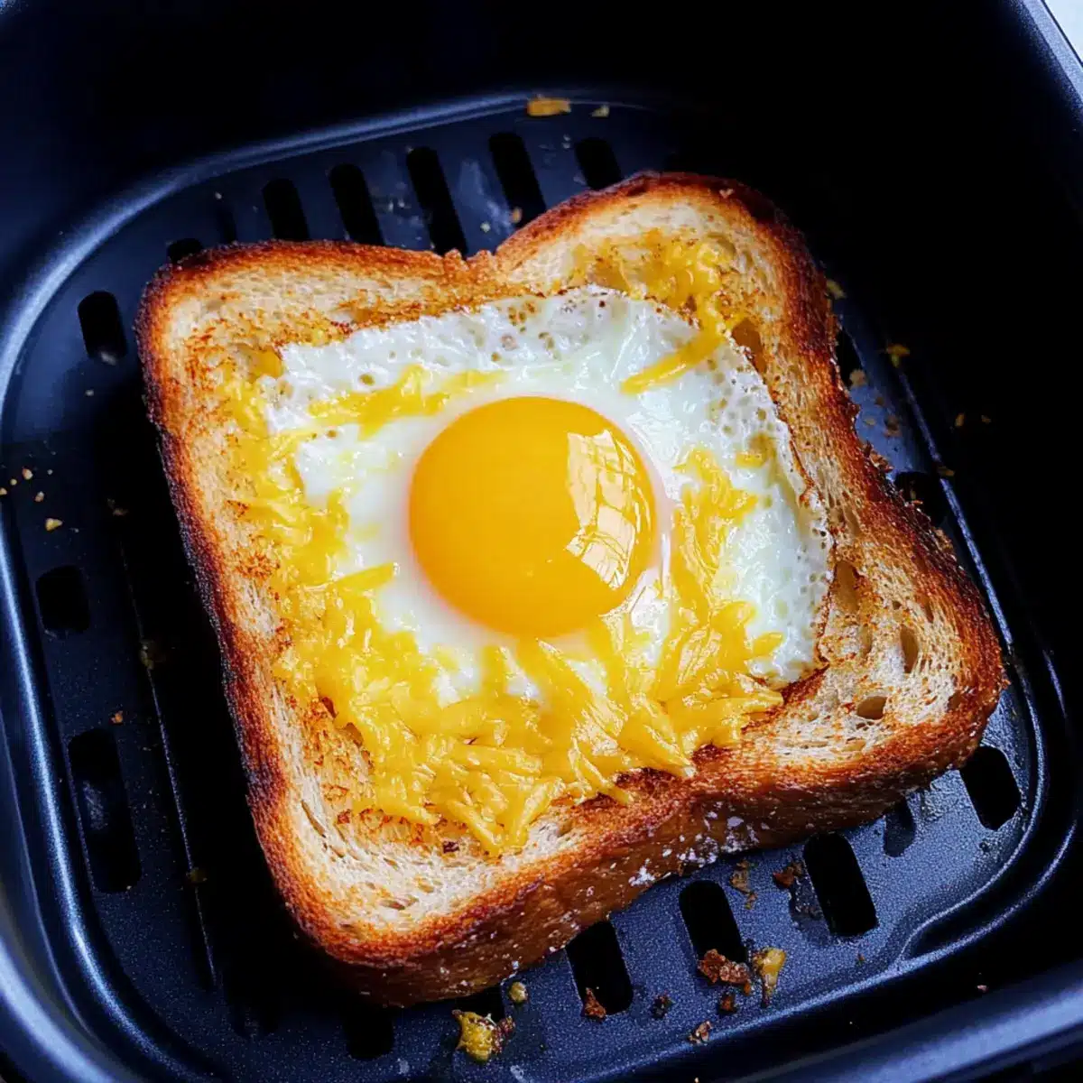 Air Fryer Egg Toast