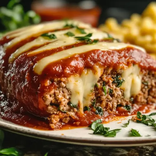 Stuffed Italian Meatloaf