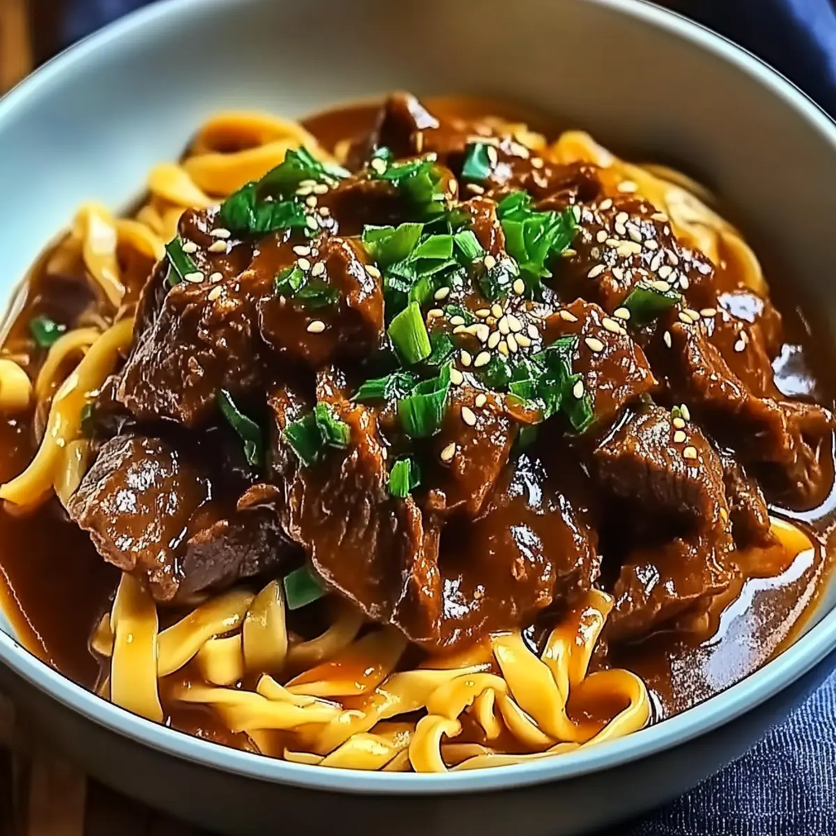 Korean Beef Noodles