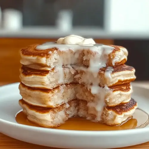 Cinnamon Roll Pancakes