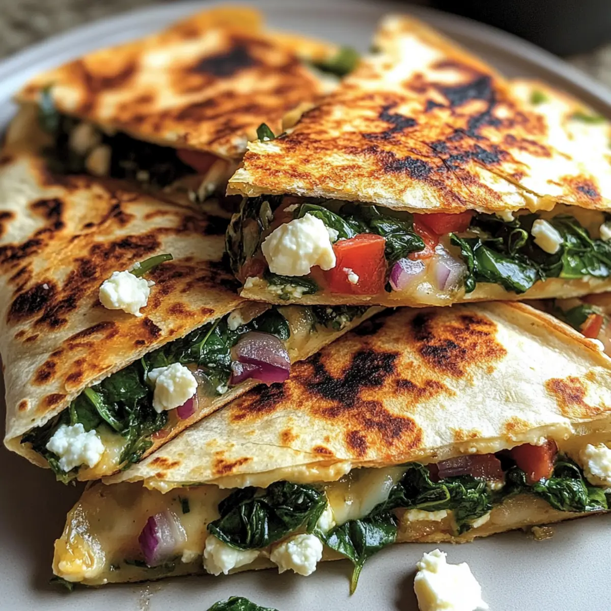 Mediterranean Quesadillas