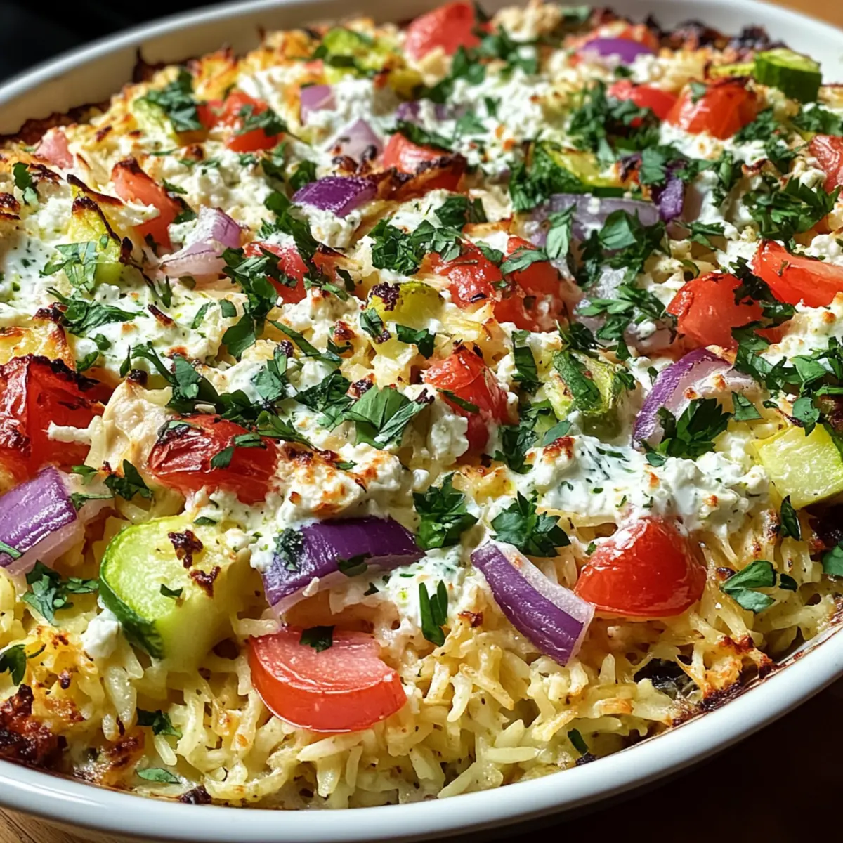Chicken Tzatziki Casserole