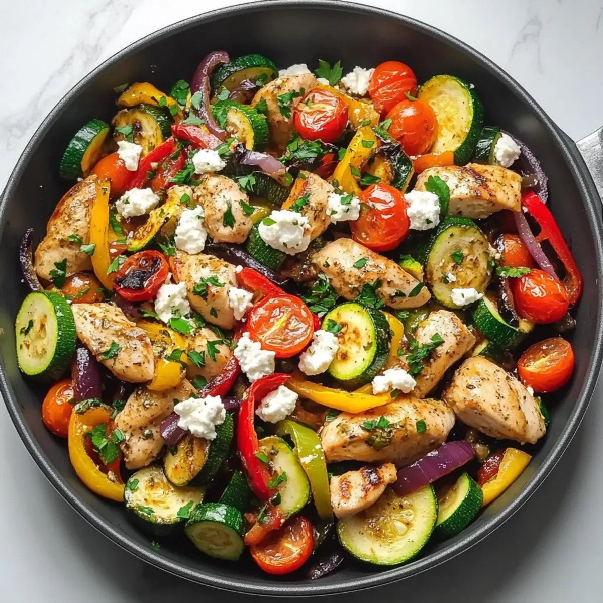Mediterranean Chicken Stir Fry