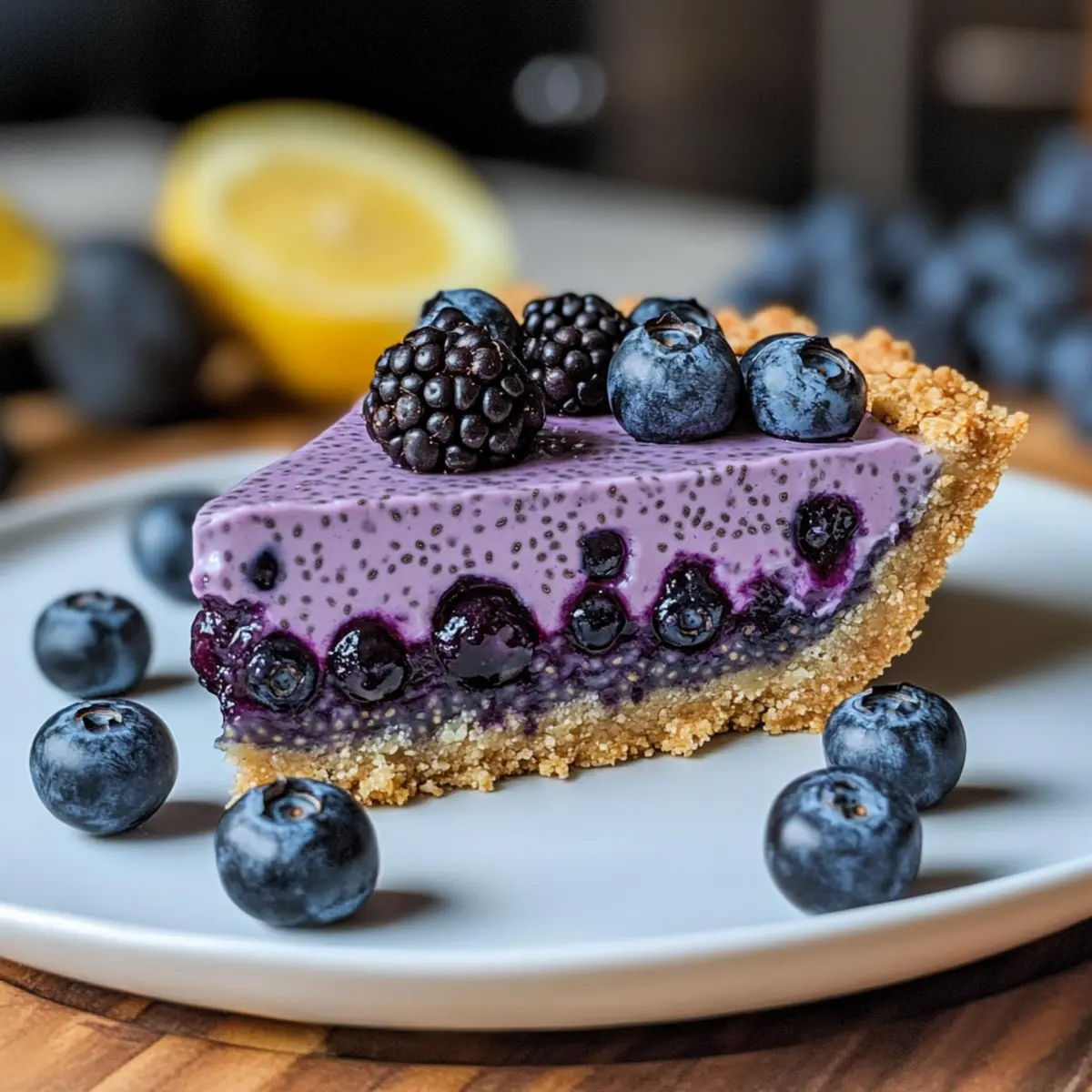Blueberry Chia Seed Pie