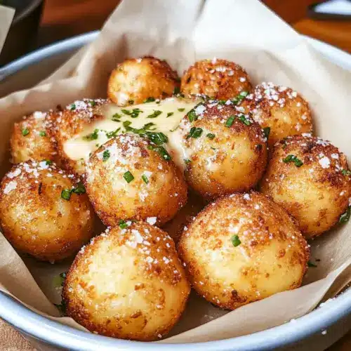 Parmesan Garlic Potato Balls