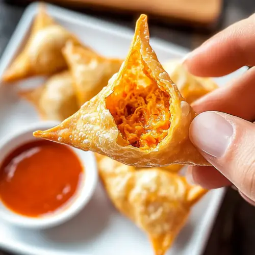 Buffalo Chicken Rangoons