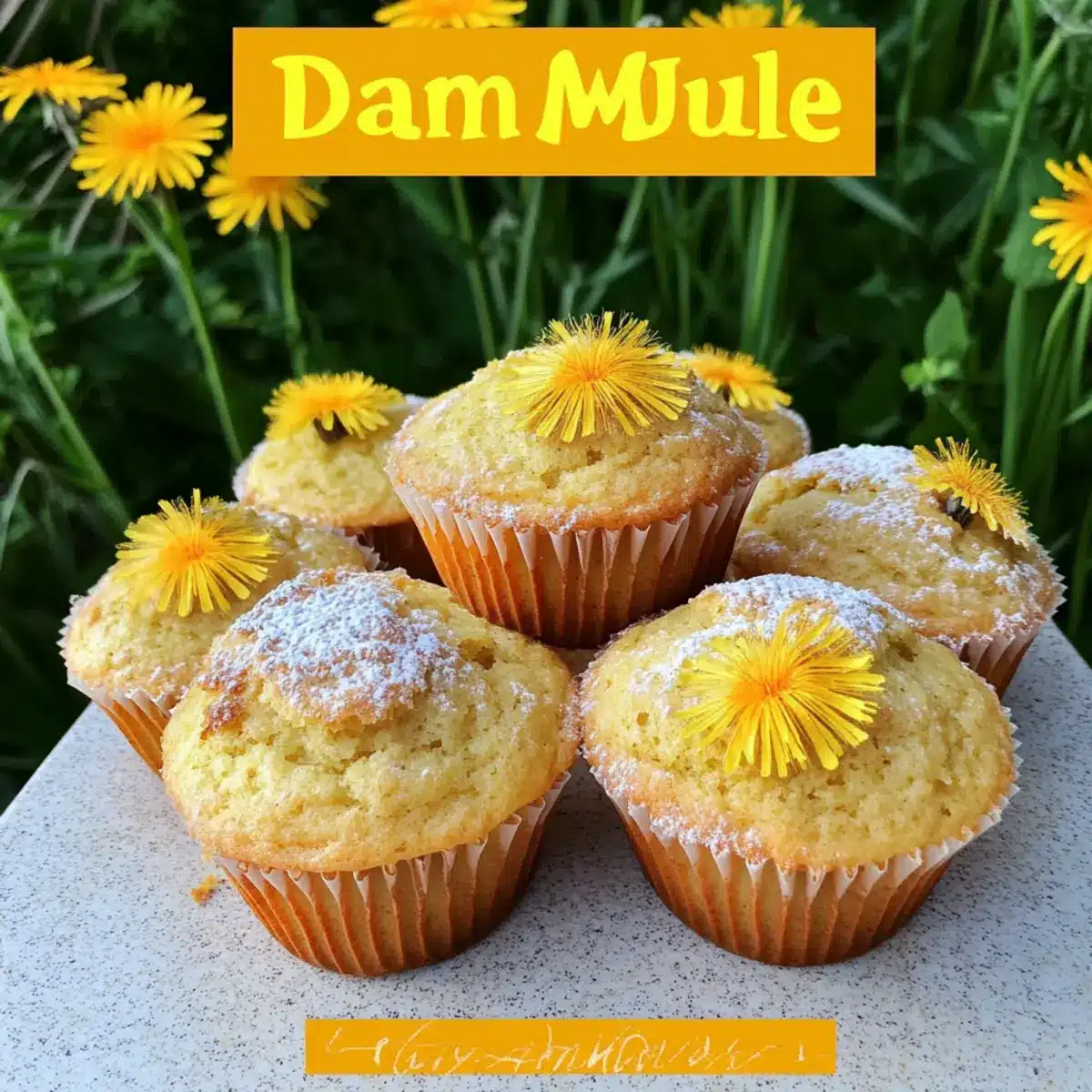 Dandelion Muffins Recipe