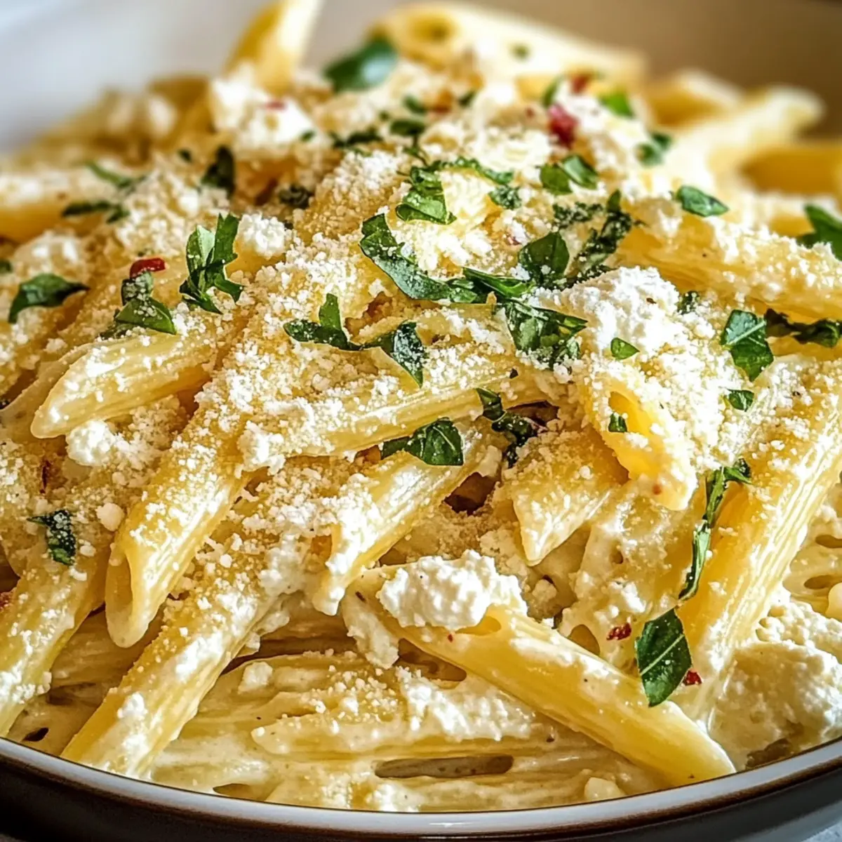 Creamy Goat Cheese Pasta